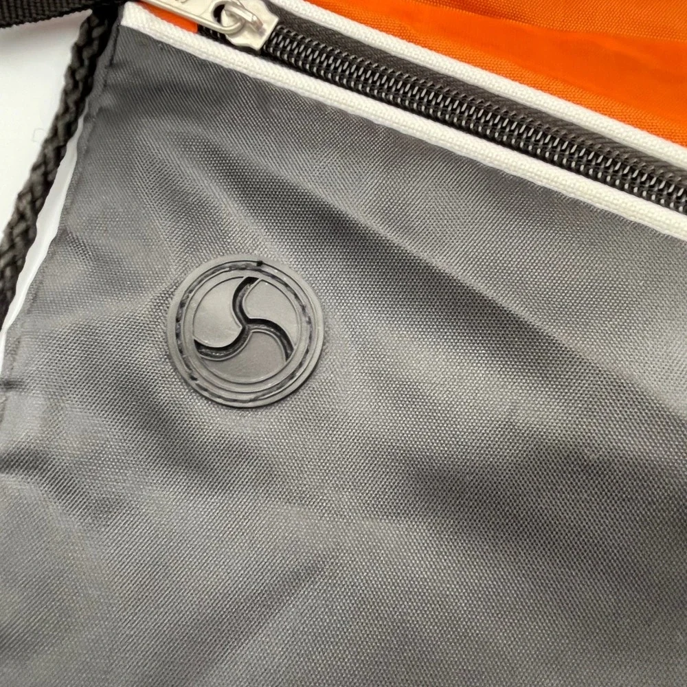 Harley-Davidson Key West Florida Drawstring Cinch Backpack Bag Orange Black Logo